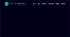 Desktop Screenshot of christinemontanti.com