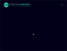 Tablet Screenshot of christinemontanti.com